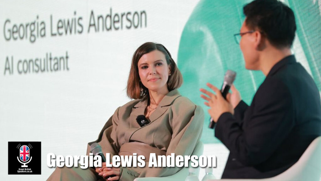 Georgia Lewis Anderson hire business speaker book at agent Great British Speakers