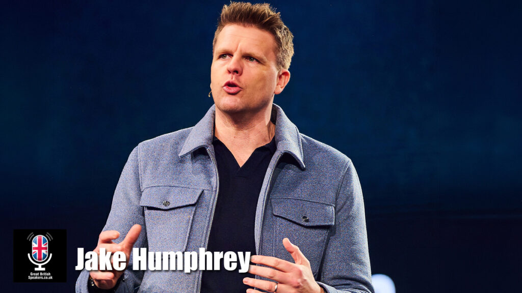 Jake Humphrey hire author speaker book at agent Great British Speakers