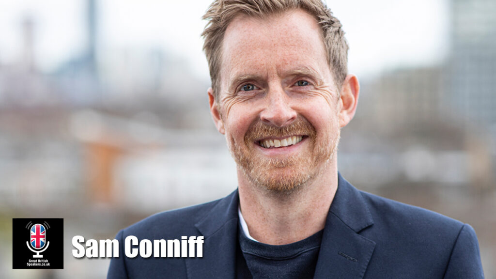 Sam Conniff hire author speaker book at agent Great British Speakers