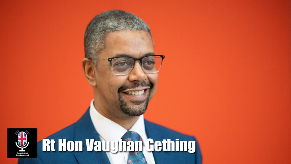 Rt Hon Vaughan Gething hire keynote speaker book at agent Great British Speakers