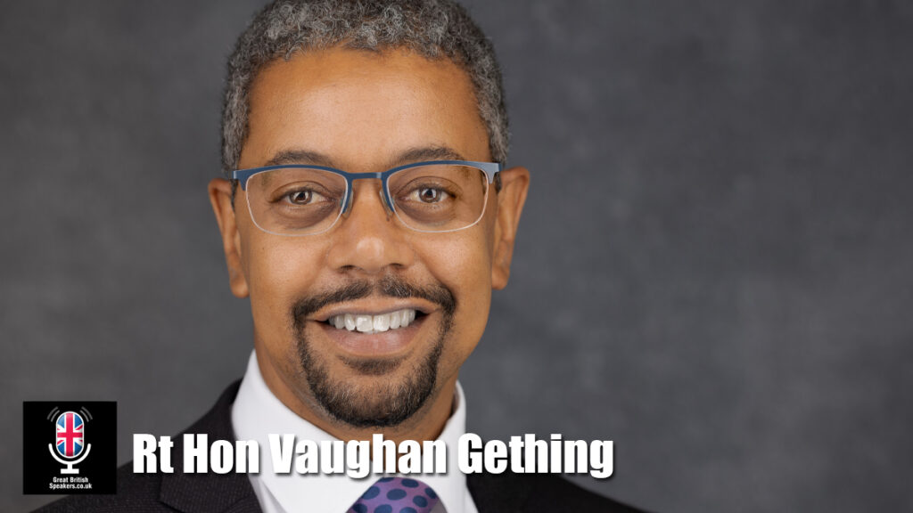 Rt Hon Vaughan Gething hire keynote speaker book at agent Great British Speakers